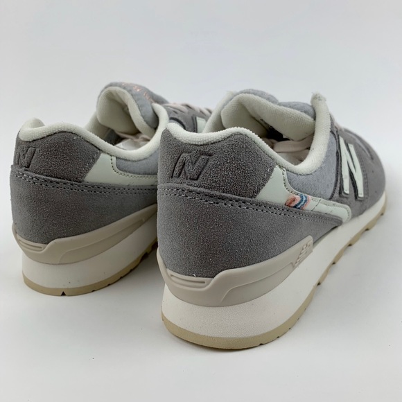 NEW BALANCE J.CREW Gray Suede 696 Sneakers Tennis - Picture 4 of 7